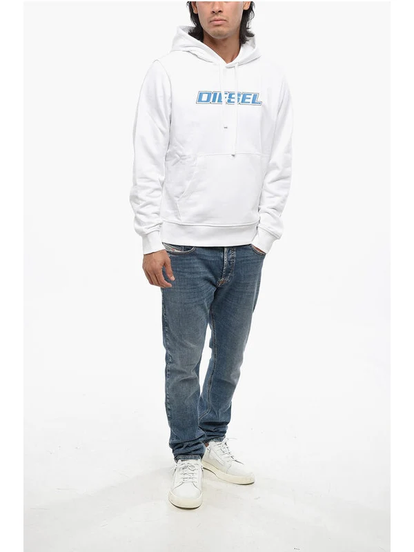 Diesel White Hoodies - Image 4