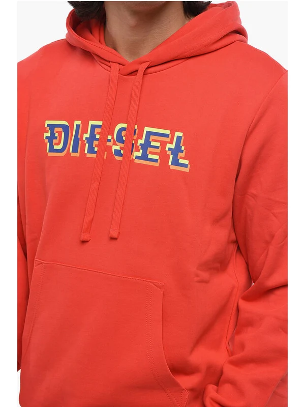 Diesel Orange Hoodies - Image 3