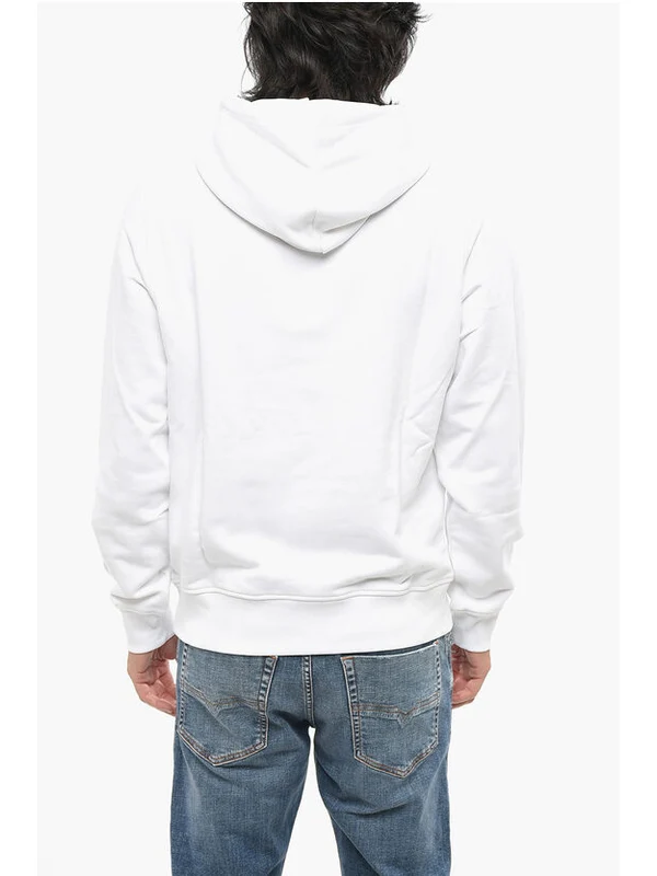 Diesel White Hoodies - Image 2