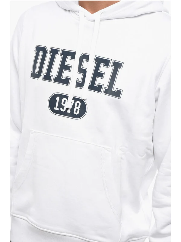 Diesel White Hoodies - Image 3