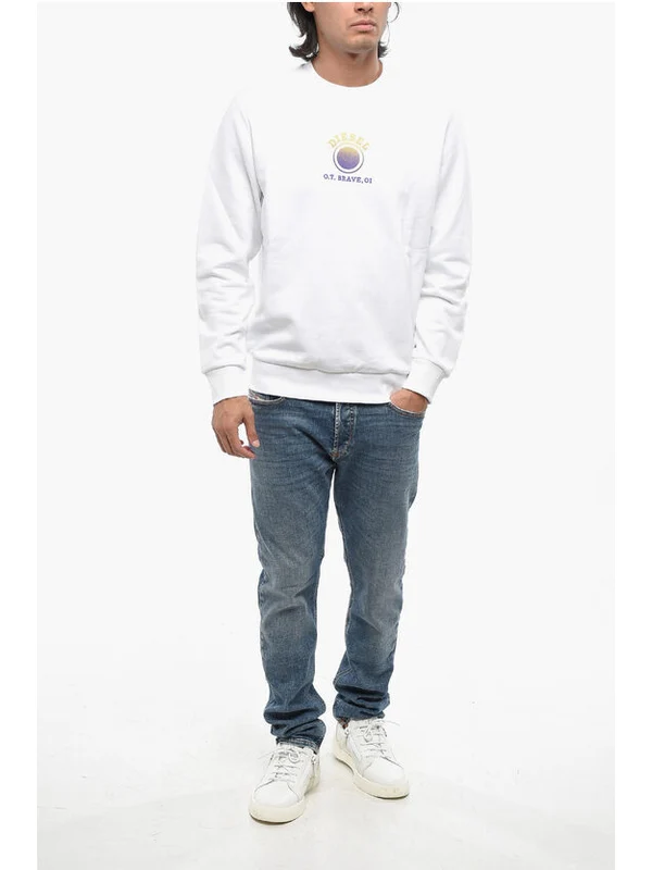 Diesel White Sweatshirts - Image 4