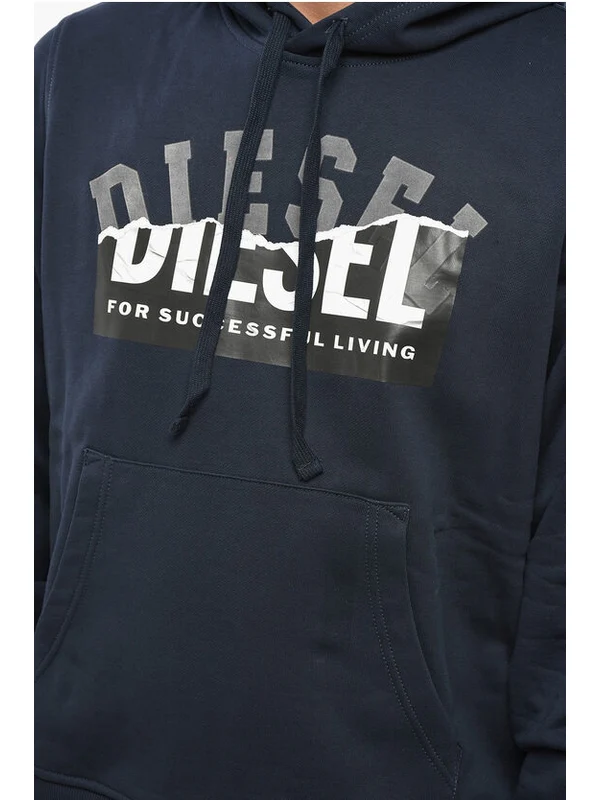 Diesel Navy Hoodies - Image 3