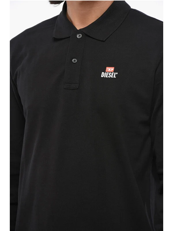 Diesel Black Polo Shirts - Image 3
