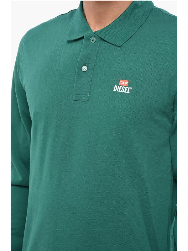 Diesel Green Polo Shirts - Image 3
