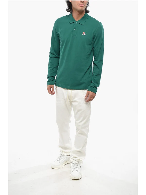 Diesel Green Polo Shirts - Image 4