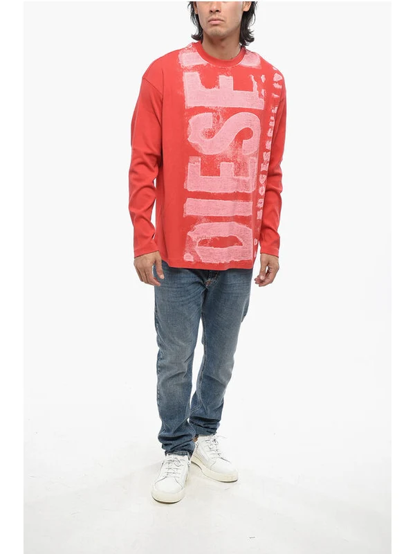 Diesel Orange Long Sleeve - Image 4