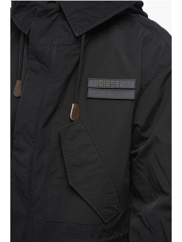 Diesel Black Parka - Image 3