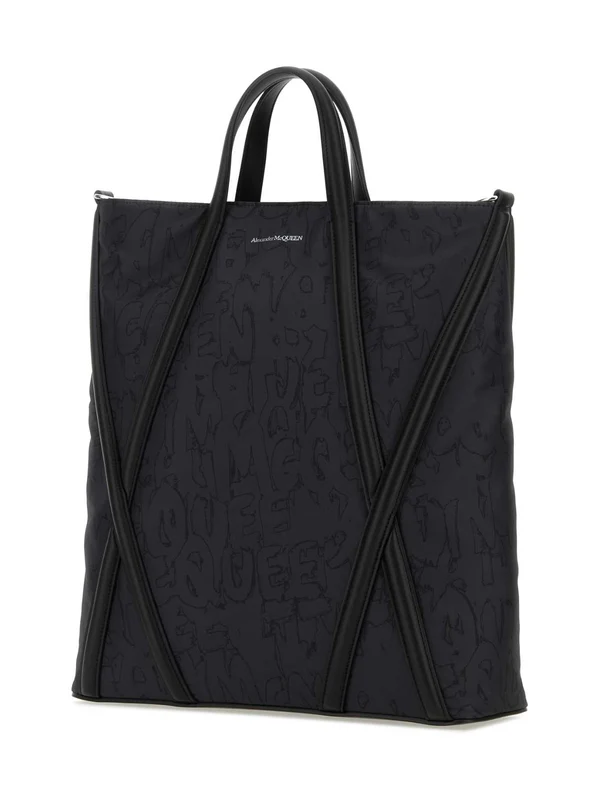 Alexander Mcqueen Black Tote Bags - Image 2