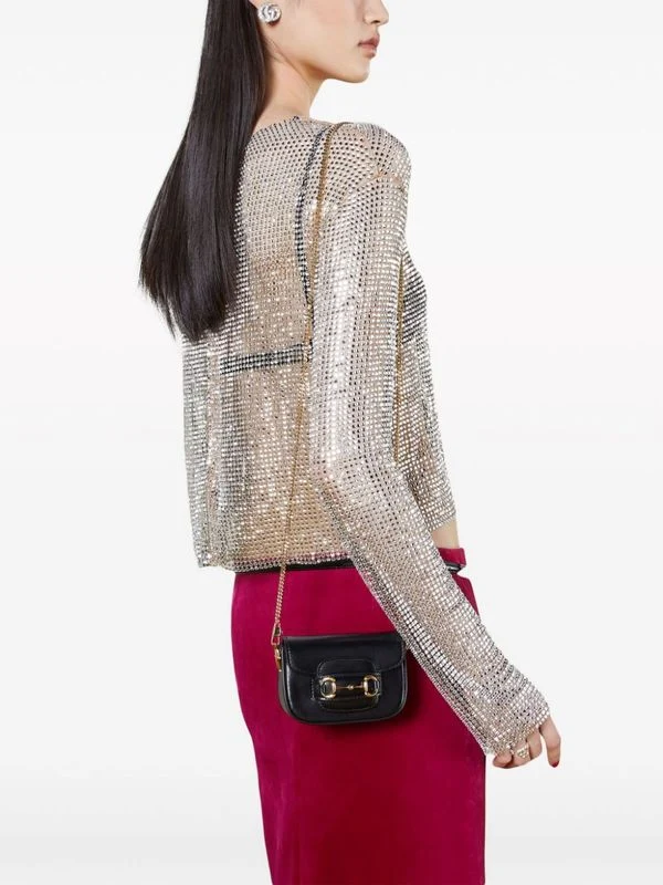 Gucci Horsebit 1955 Nano Black Crossbody & Shoulder Bags - Image 2