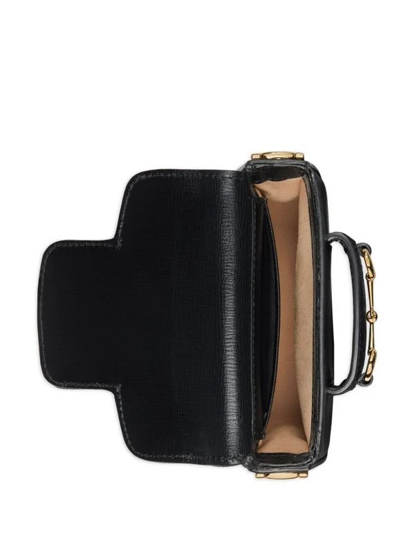 Gucci Horsebit 1955 Nano Black Crossbody & Shoulder Bags - Image 5