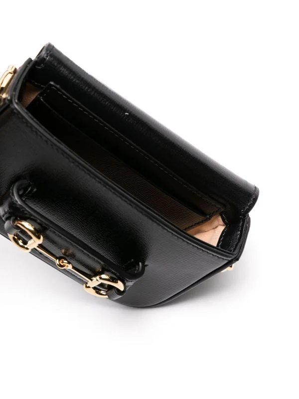 Gucci Horsebit 1955 Nano Black Crossbody & Shoulder Bags - Image 6