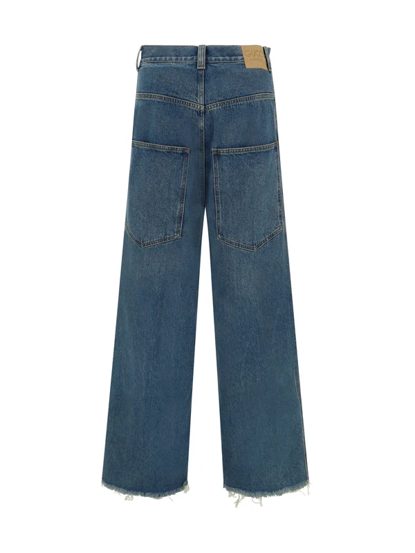 Gucci Blue Denim Pants - Image 2