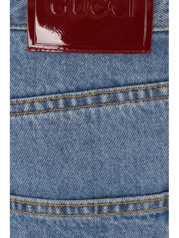 Gucci Blue Denim Pants - Image 4