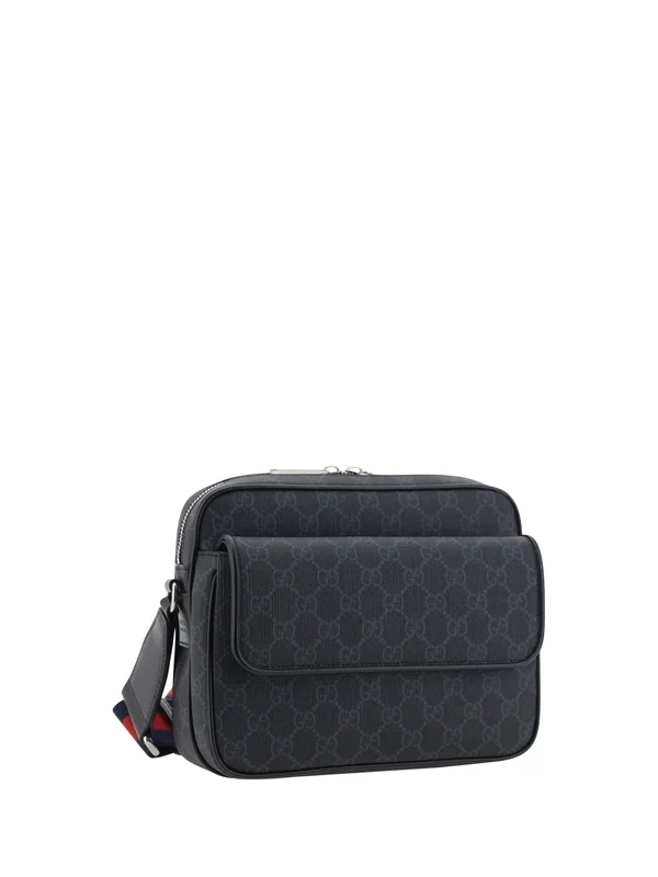 Gucci Black Cross Bags - Image 2