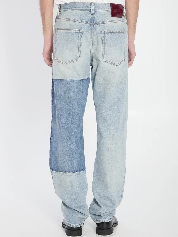 Gucci Blue Denim Pants - Image 2