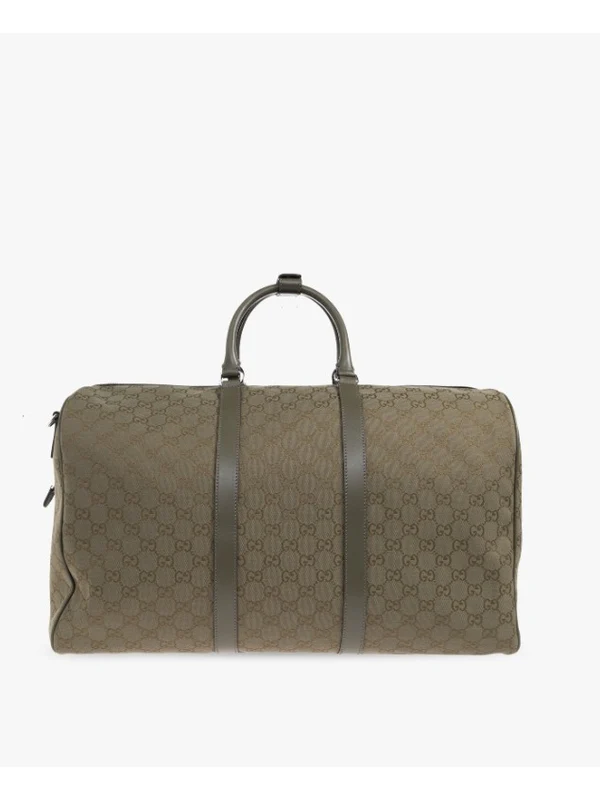 Gucci Gg Large Green Boston Bags - Image 3