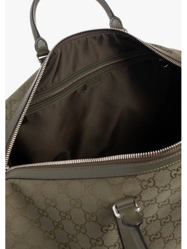 Gucci Gg Large Green Boston Bags - Image 4