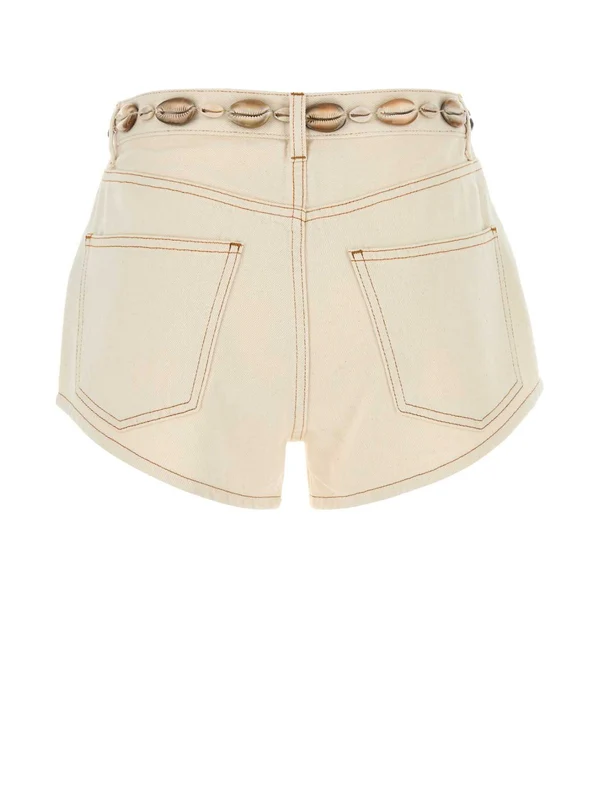 Alanui Beige Shorts - Image 2