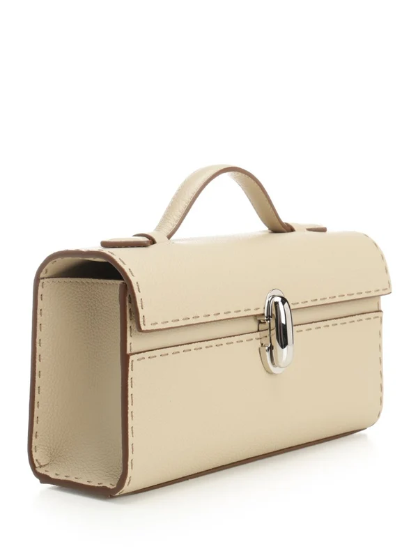 Savette Beige Tote Bags - Image 2