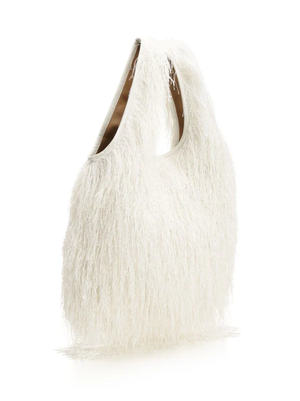 Dries Van Noten White Tote Bags - Image 2