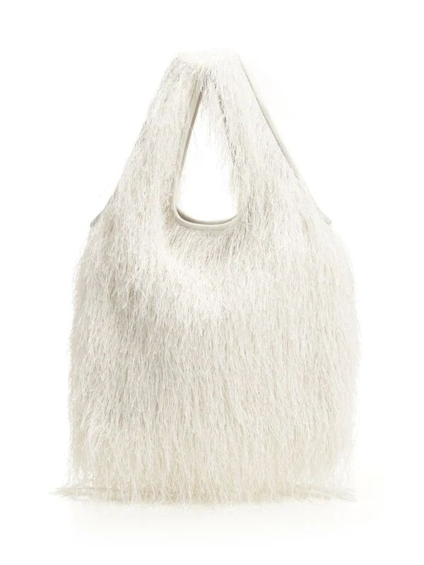 Dries Van Noten White Tote Bags - Image 3