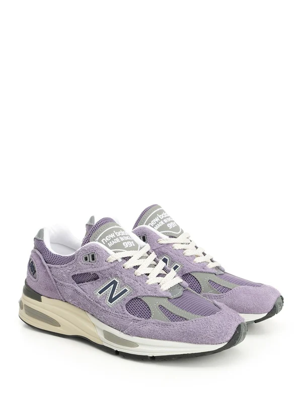 New Balance Purple Low Top Sneakers - Image 2