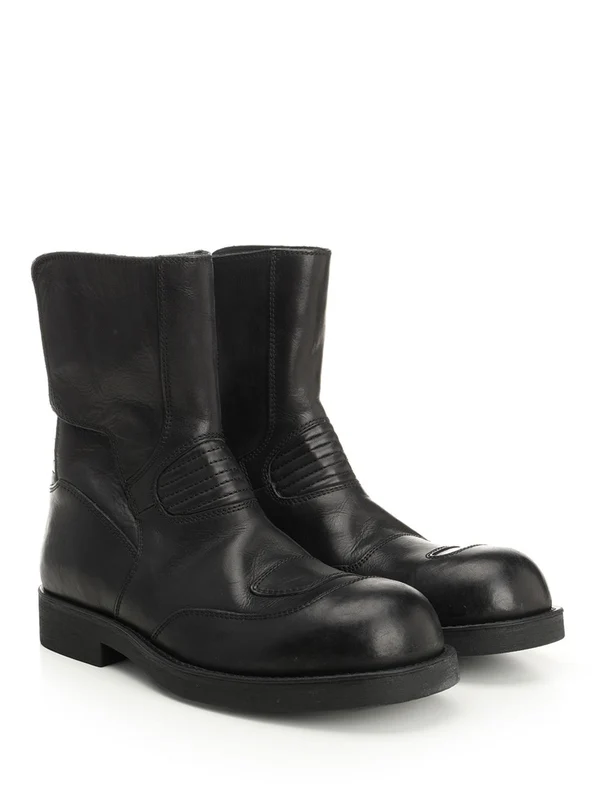 Mm6 Maison Margiela Black Ankle Boots - Image 2
