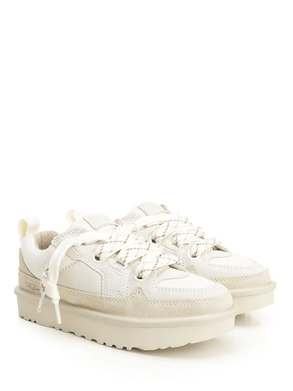 Ugg White Low Top Sneakers - Image 2