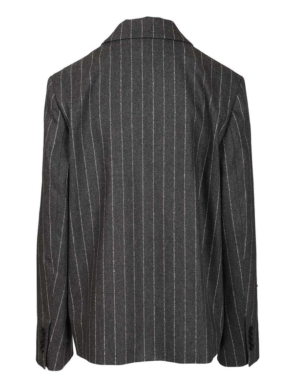Loulou De Saison Grey Tailored Jackets - Image 2