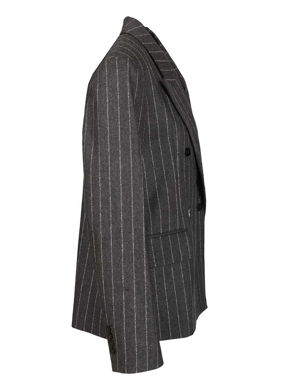 Loulou De Saison Grey Tailored Jackets - Image 3