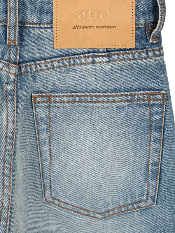 Ami Blue Denim Pants - Image 4