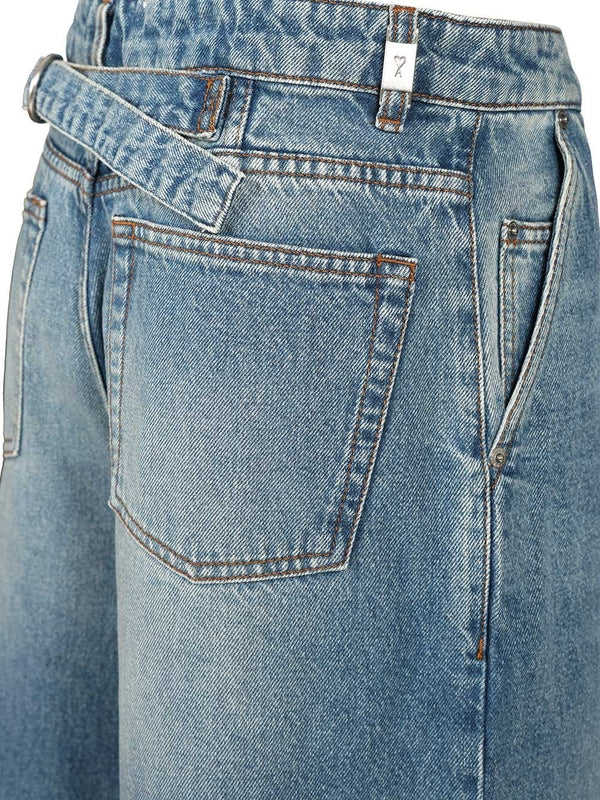 Ami Blue Denim Pants - Image 4