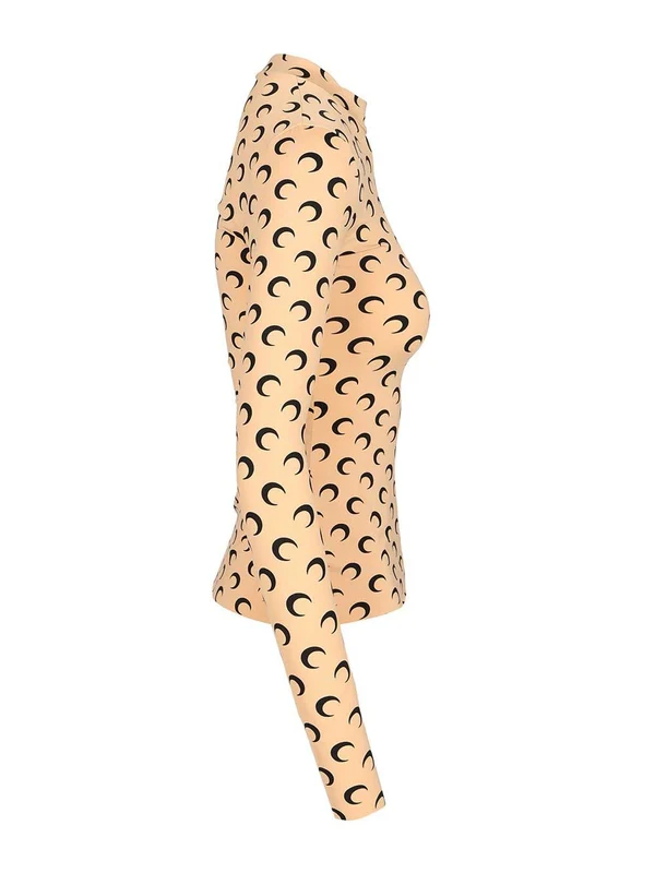 Marine Serre Beige Long Sleeve - Image 3