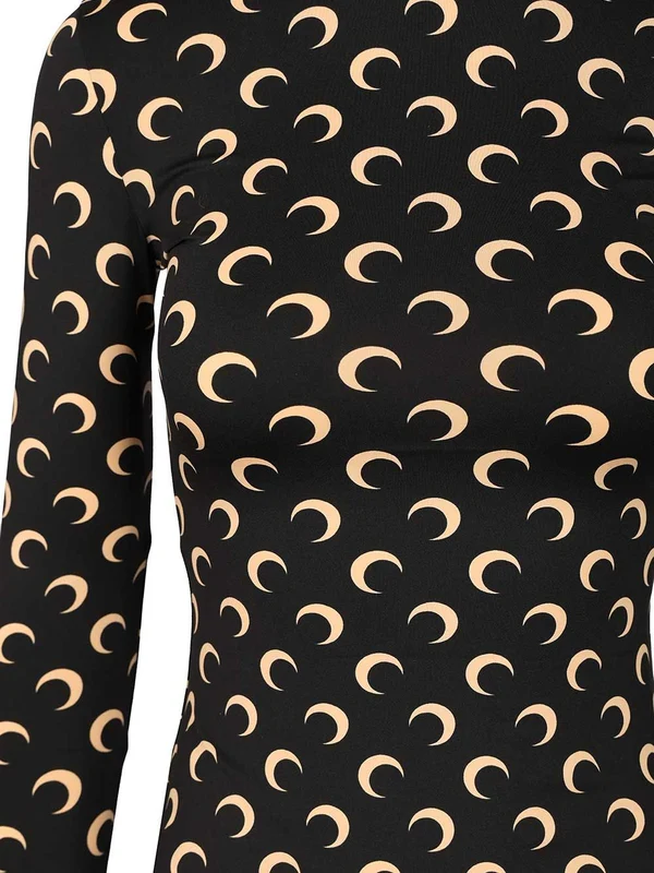 Marine Serre Black Long Sleeve - Image 4