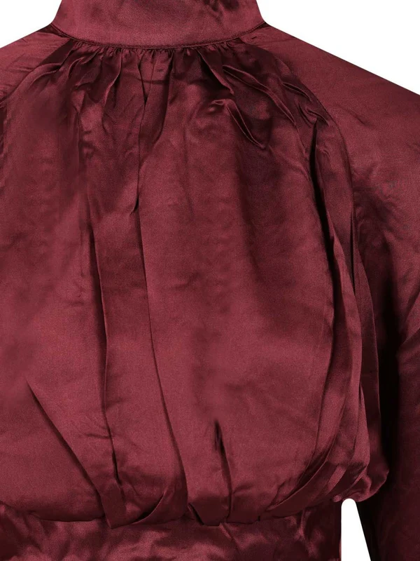 Rotate Burgundy Shirts & Blouses - Image 4