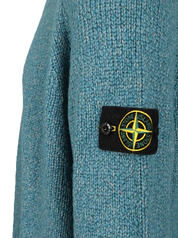 Stone Island Blue Knitted - Image 4