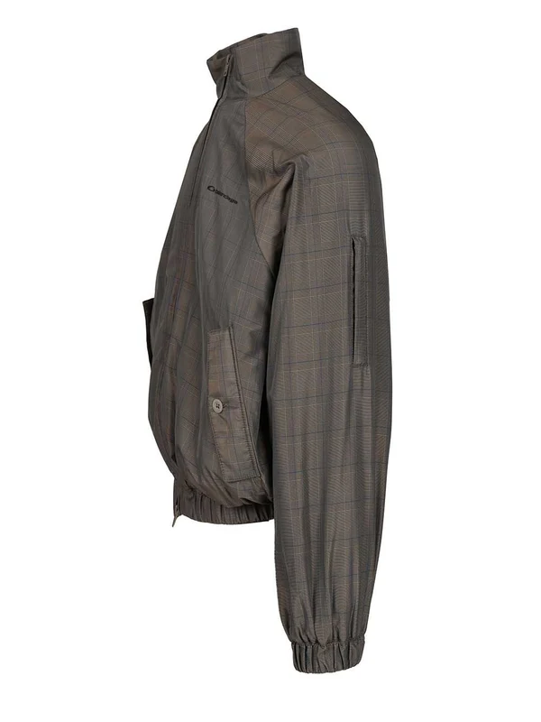 Tracksuit Grey Check Jacket - Image 3