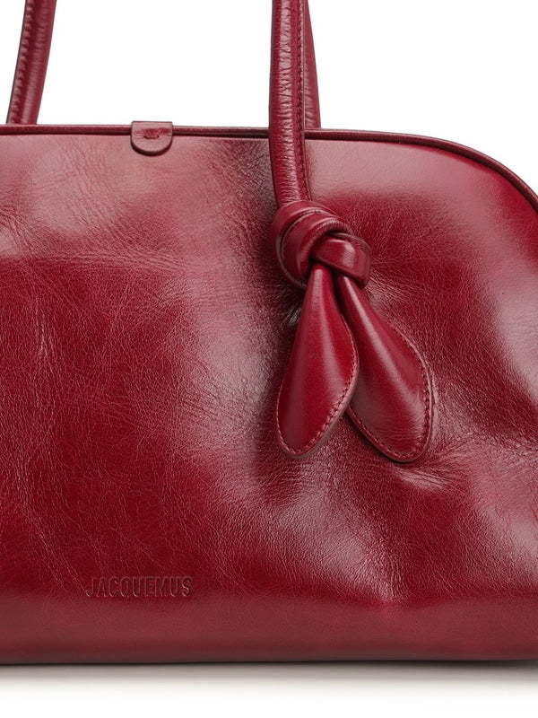 Jacquemus Burgundy Tote Bags - Image 5