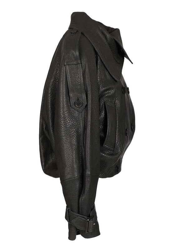 Black Leather Jacket - Image 3