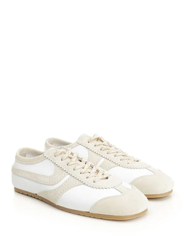 Dries Van Noten White Low Top Sneakers - Image 2