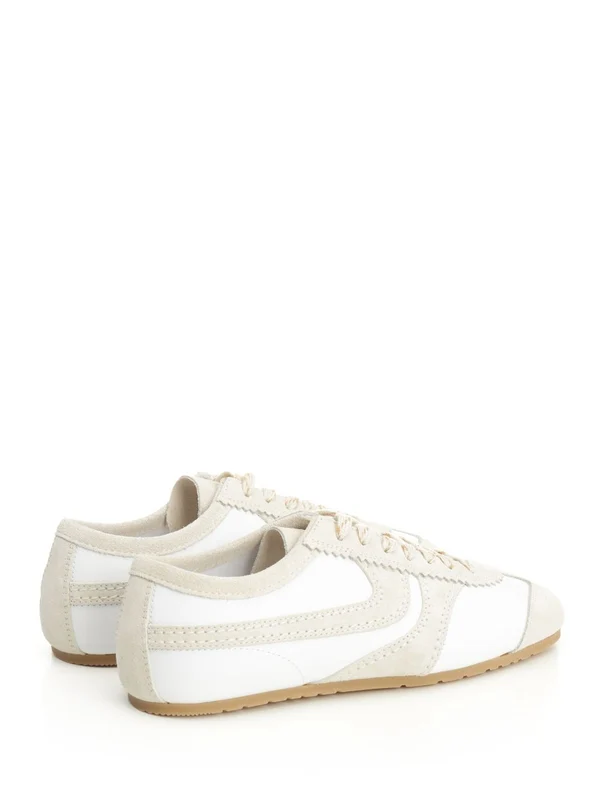 Dries Van Noten White Low Top Sneakers - Image 3