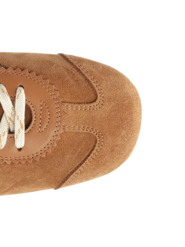 Dries Van Noten Brown Low Top Sneakers - Image 4