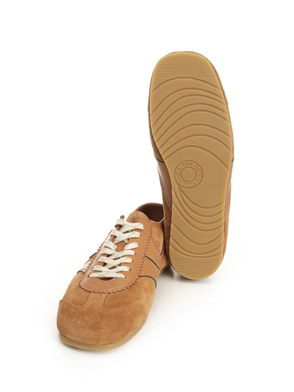 Dries Van Noten Brown Low Top Sneakers - Image 5