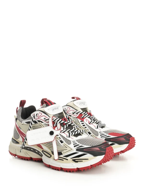 Off-White Multicolor Low Top Sneakers - Image 2