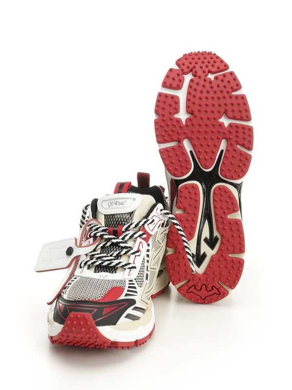 Off-White Multicolor Low Top Sneakers - Image 5