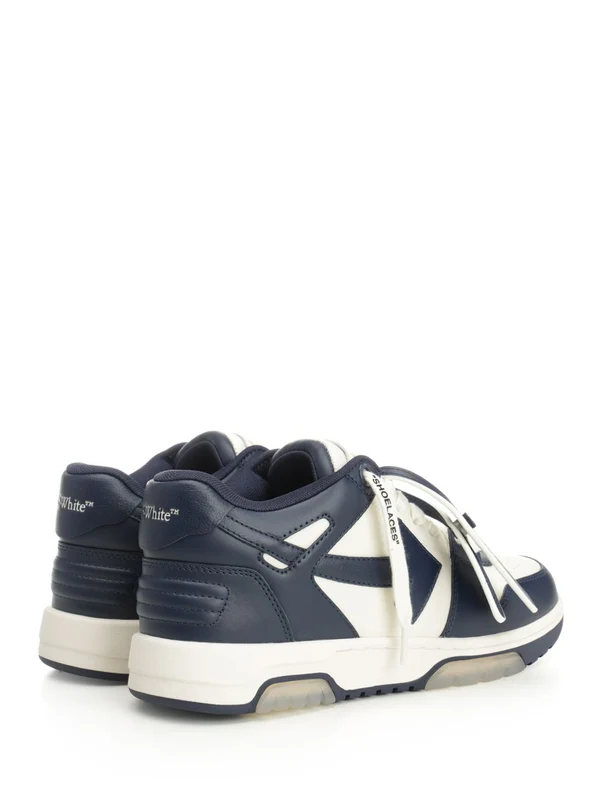 Off-White Blue White Low Top Sneakers - Image 3