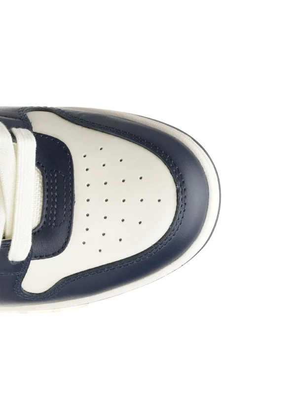 Off-White Blue White Low Top Sneakers - Image 4