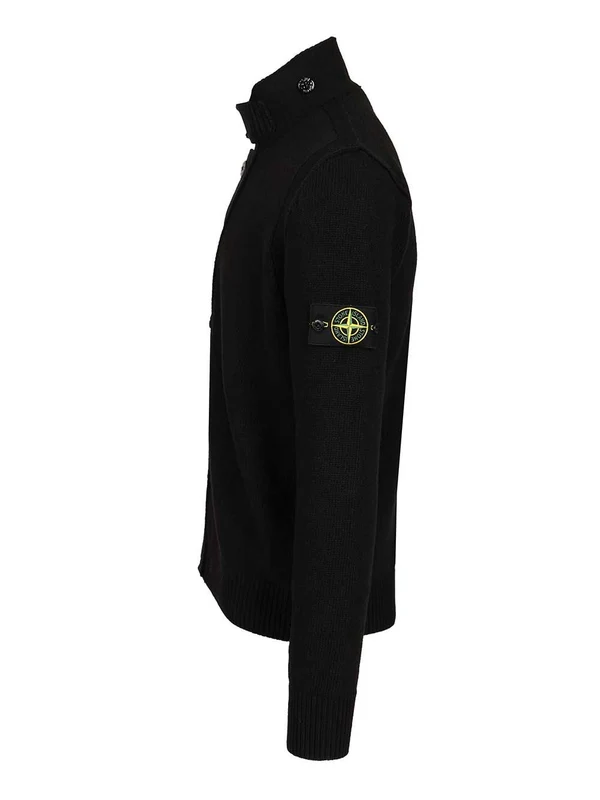 Stone Island Black Cardigans - Image 3