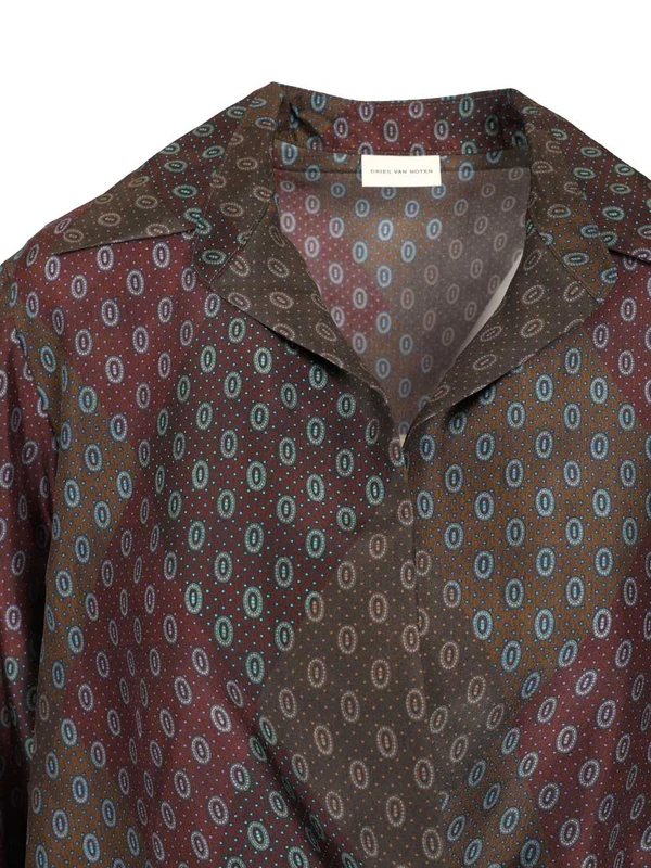 Dries Van Noten Burgundy Shirts & Blouses - Image 5