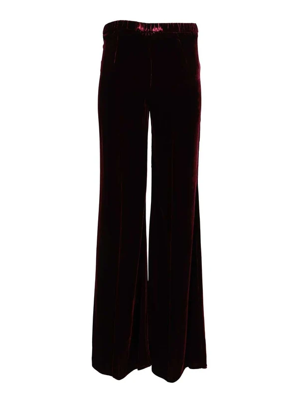 Forte_Forte Burgundy Trousers - Image 2